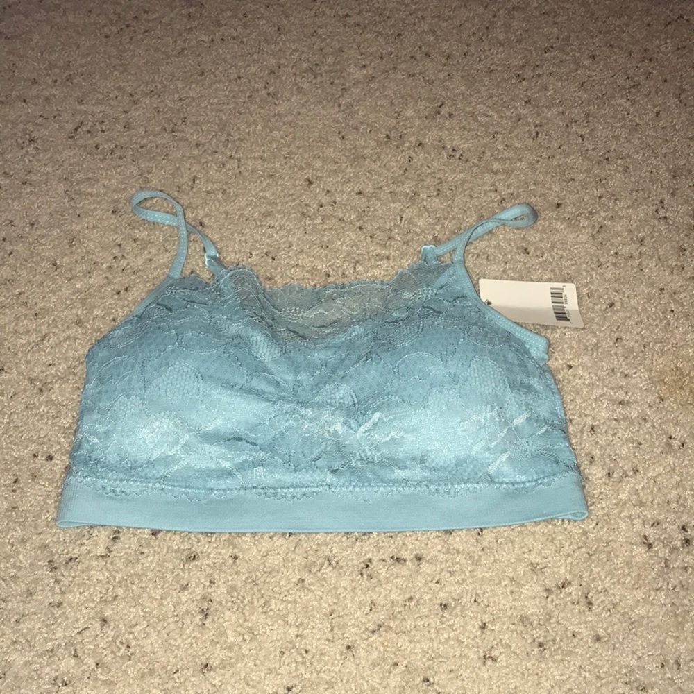 Teal lace Bralette